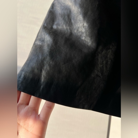 Zara Lather Mini Skirt Size XS - Picture 3 of 6